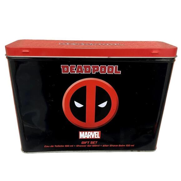 NWT Dpool By Marvel Set for Men Eau de Toillete+Shower Gel+After Shave - Picture 1 of 4